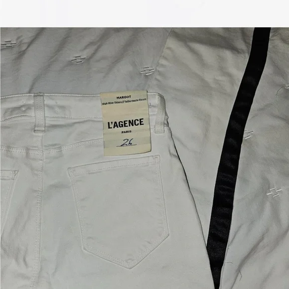 L'AGENCE Jeans Margot High Rise Skinny size 26 $260 mrsp - Picture 3 of 4